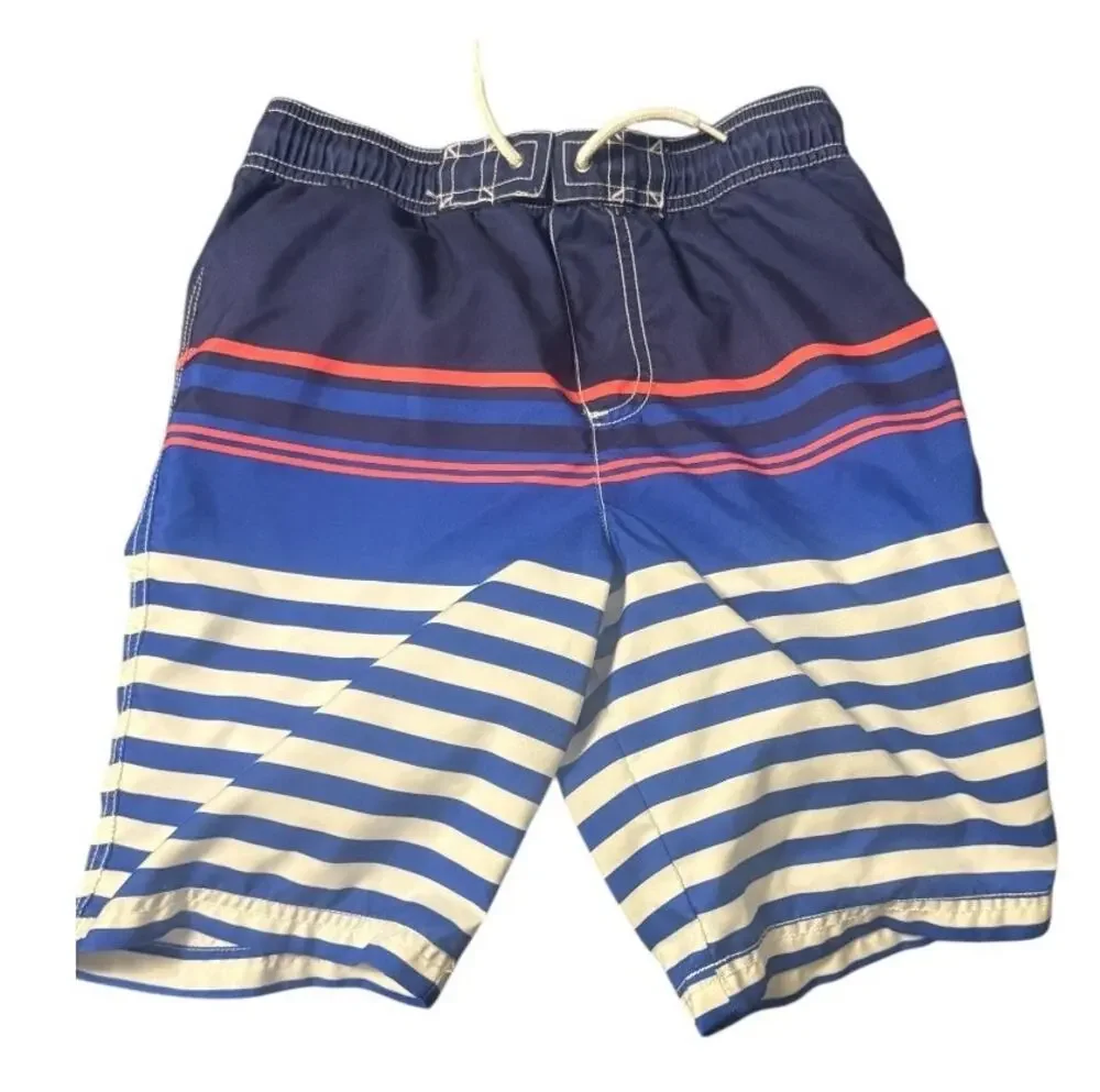 Carter’s Boys Striped Swim Trunks - Size 10